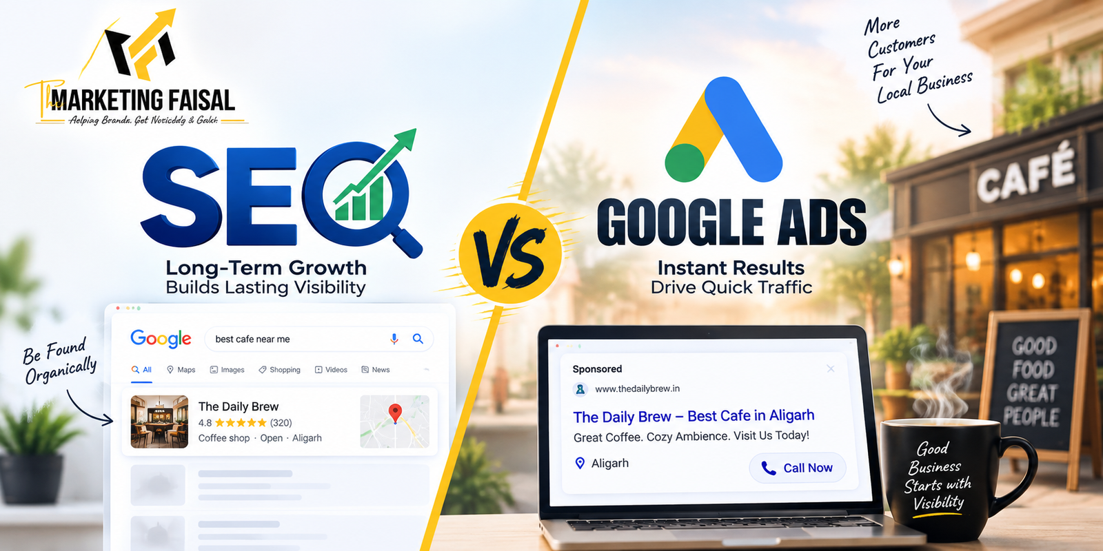 SEO vs Google Ads for Local Businesses